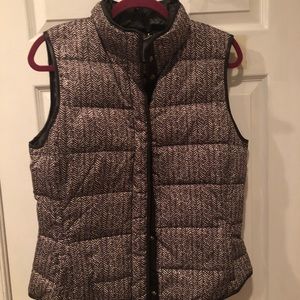 Brown & Cream Quilted Vest